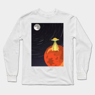 E.T Aliens space shuttle from Mars Long Sleeve T-Shirt